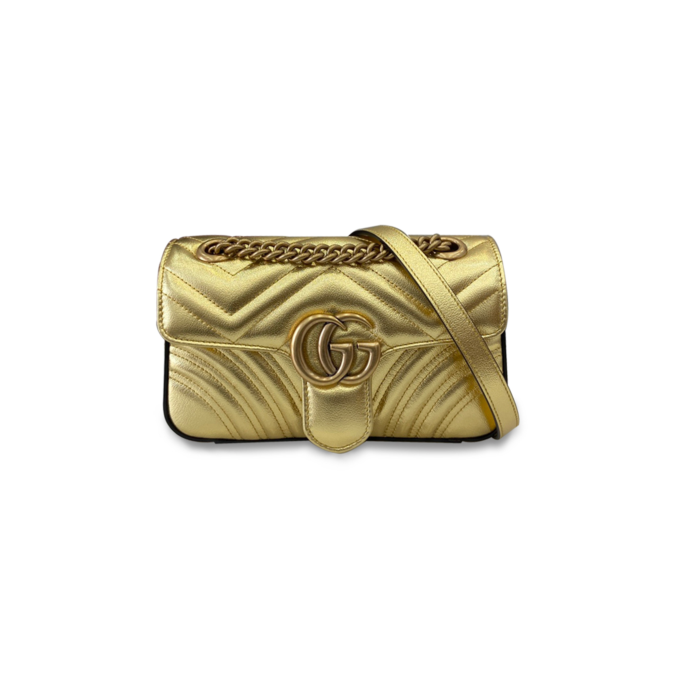 G*u*i gg marmont small shoulder bag 446744 (22*13*6cm)